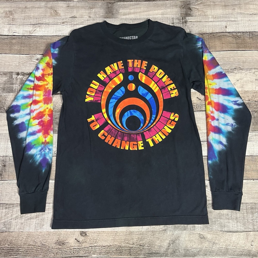 Bassnectar Shirt Size Small Tie Dye Long Sleeve DJ EDM Producer You Have Power